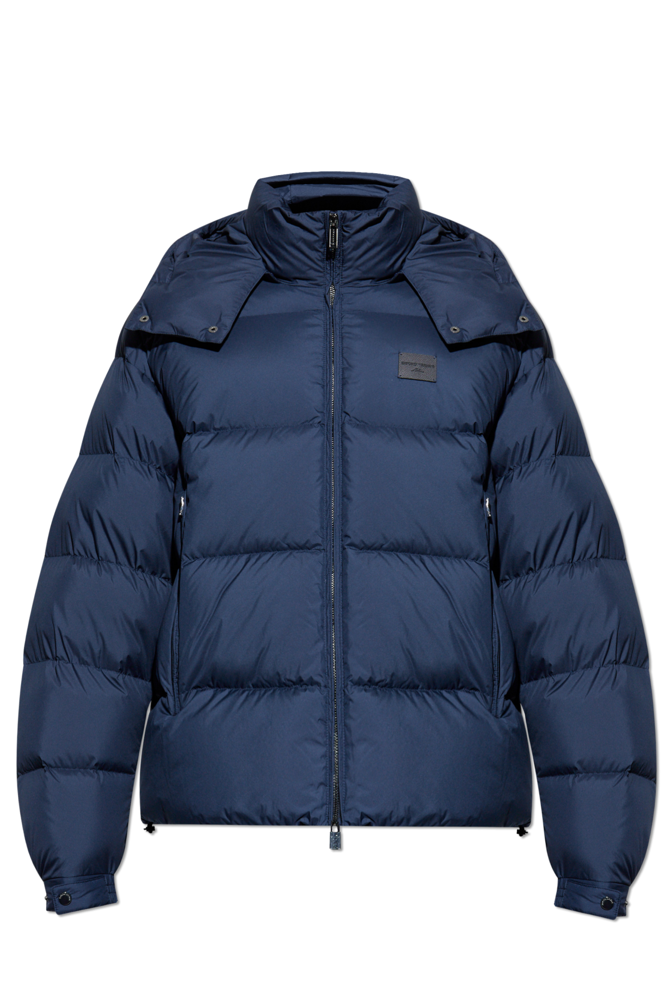 Emporio armani 13aw pleats jacket アーカイブ Emporio Armani Knit Jacket w/ Asymmetrical Overlap | Neiman